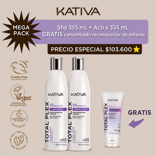 SHAMPOO+ ACONDICIONADOR GRATIS RECONSTRUCTOR  TOTAL PLEX
