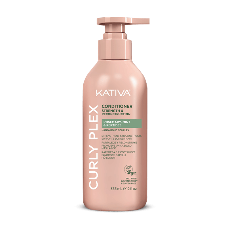 Acondicionador  Kativa Curly Plex Rosemary Mint & Peptides