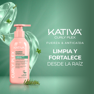 Shampoo Kativa Curly Plex Rosemary Mint & Peptides