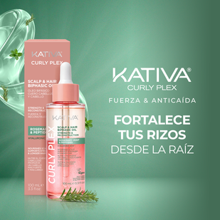 Óleo bifásico Kativa  Rosemary  Mint