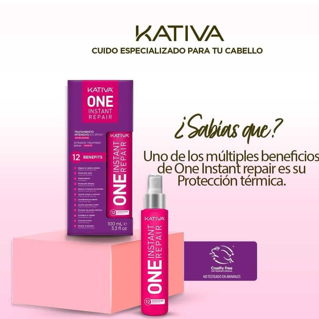 Shampoo + Tratamiento + Acondicionador KERATINA + GRATIS Termoprotector
