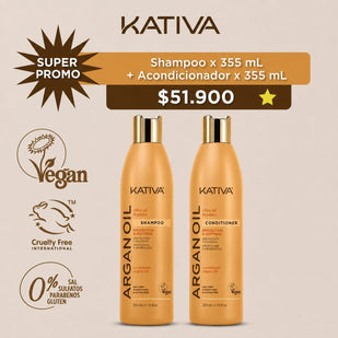 Shampoo Argan + Acondicionador Argan x 355ml